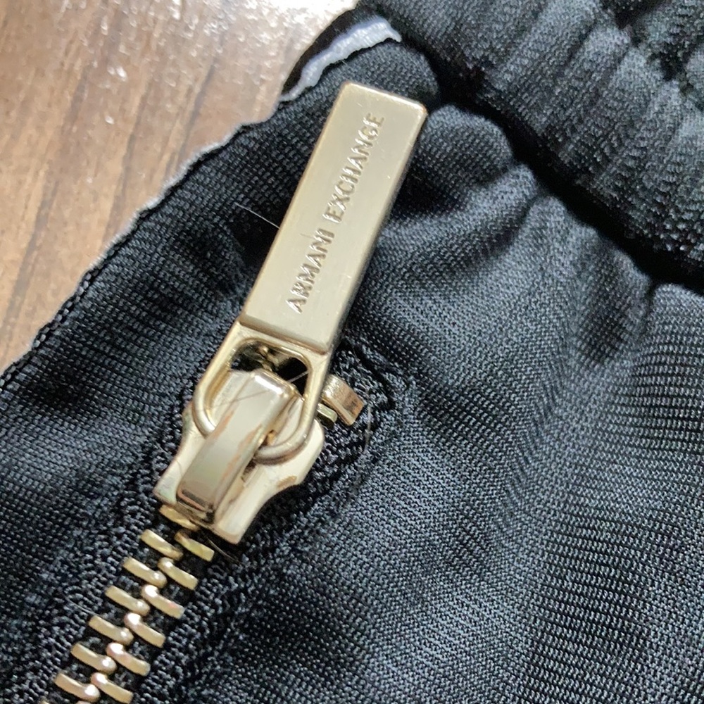 Armani Exchange Luxury Joggers Sweetpants Workout pants XS Zippered Pockets AE - Picture 4 of 12